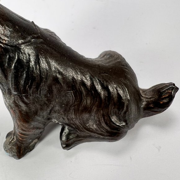 Vintage Scottish Terrier Scottie Dog Figurine Cast Metal - Picture 9 of 15